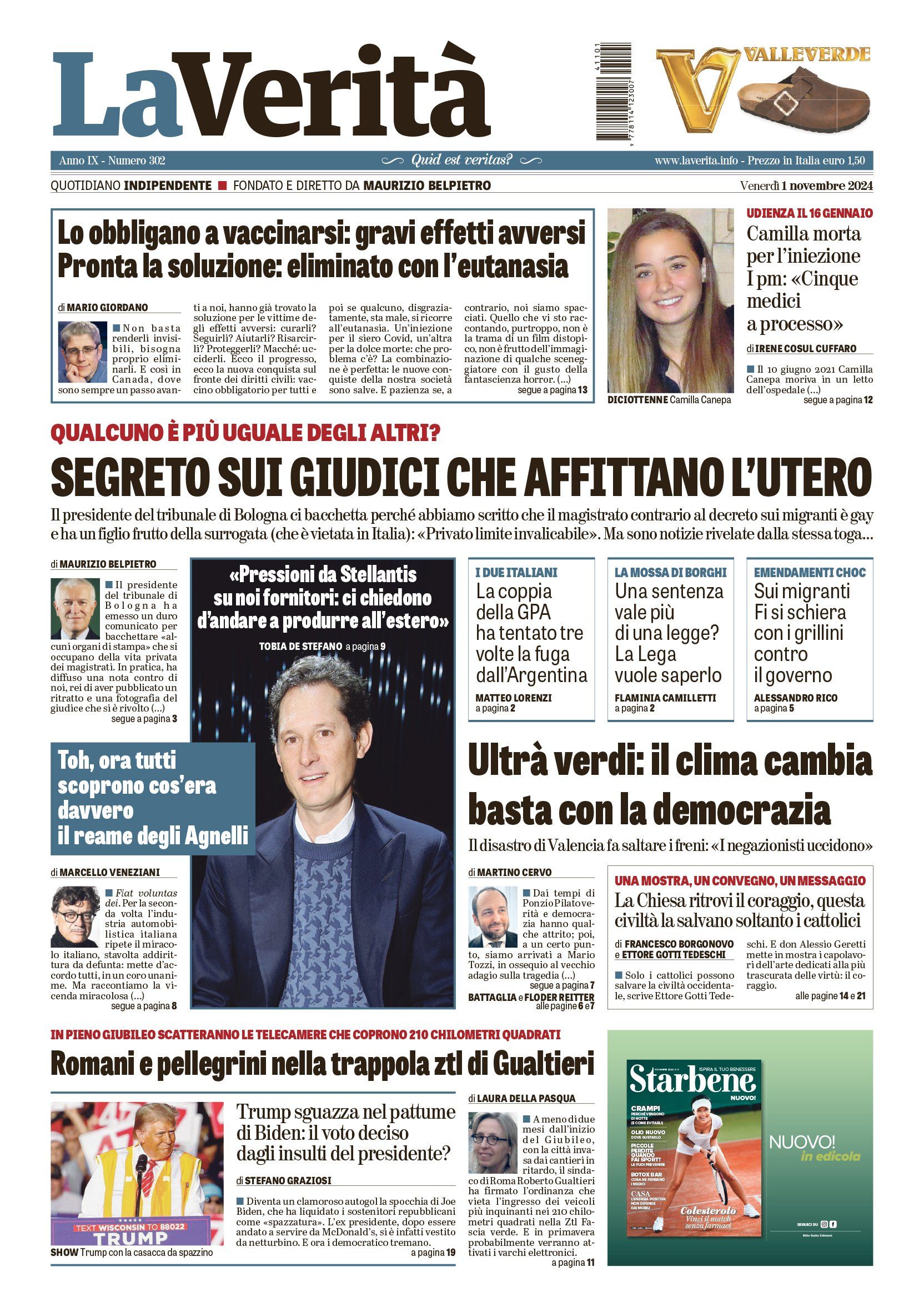 Oggi in edicola