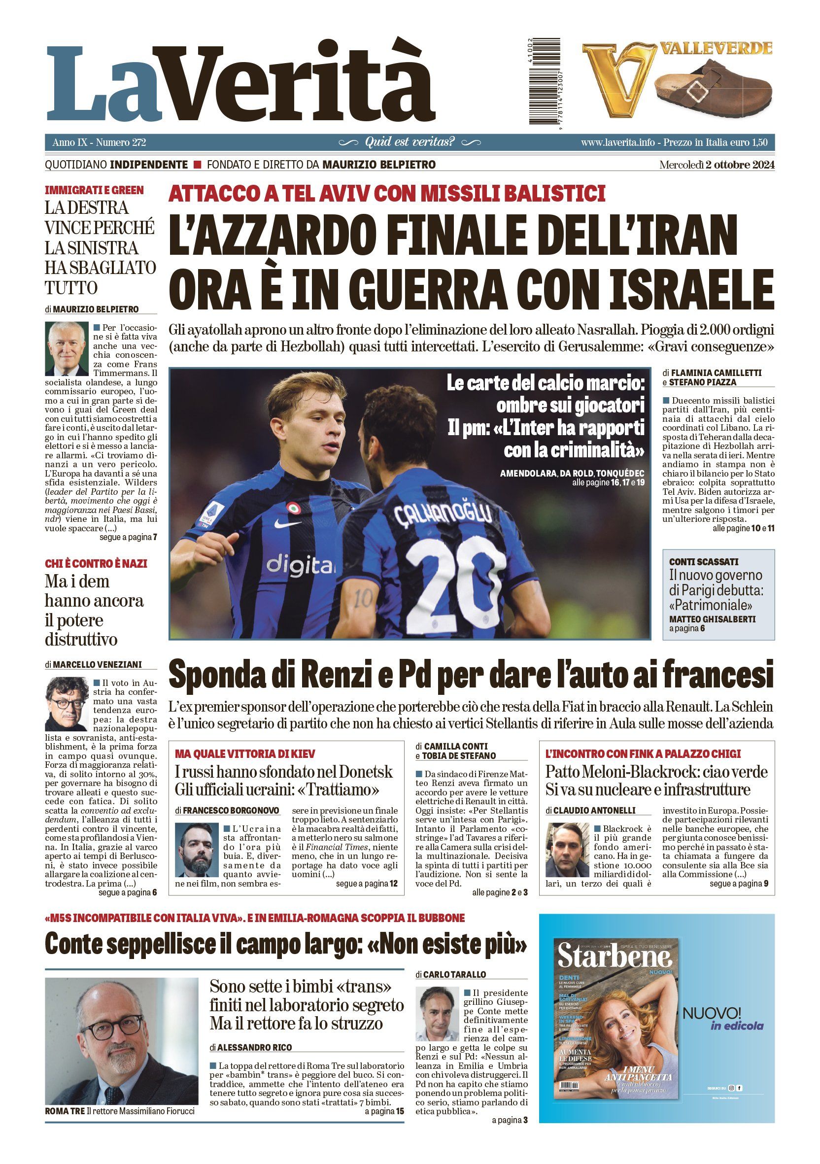 Oggi in edicola