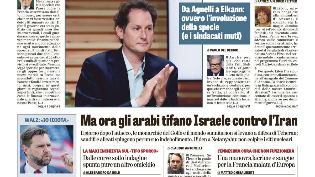 Oggi in edicola