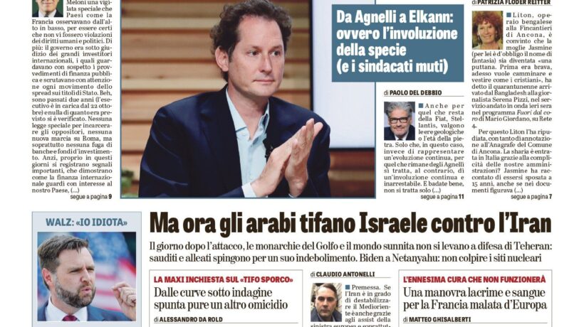Oggi in edicola