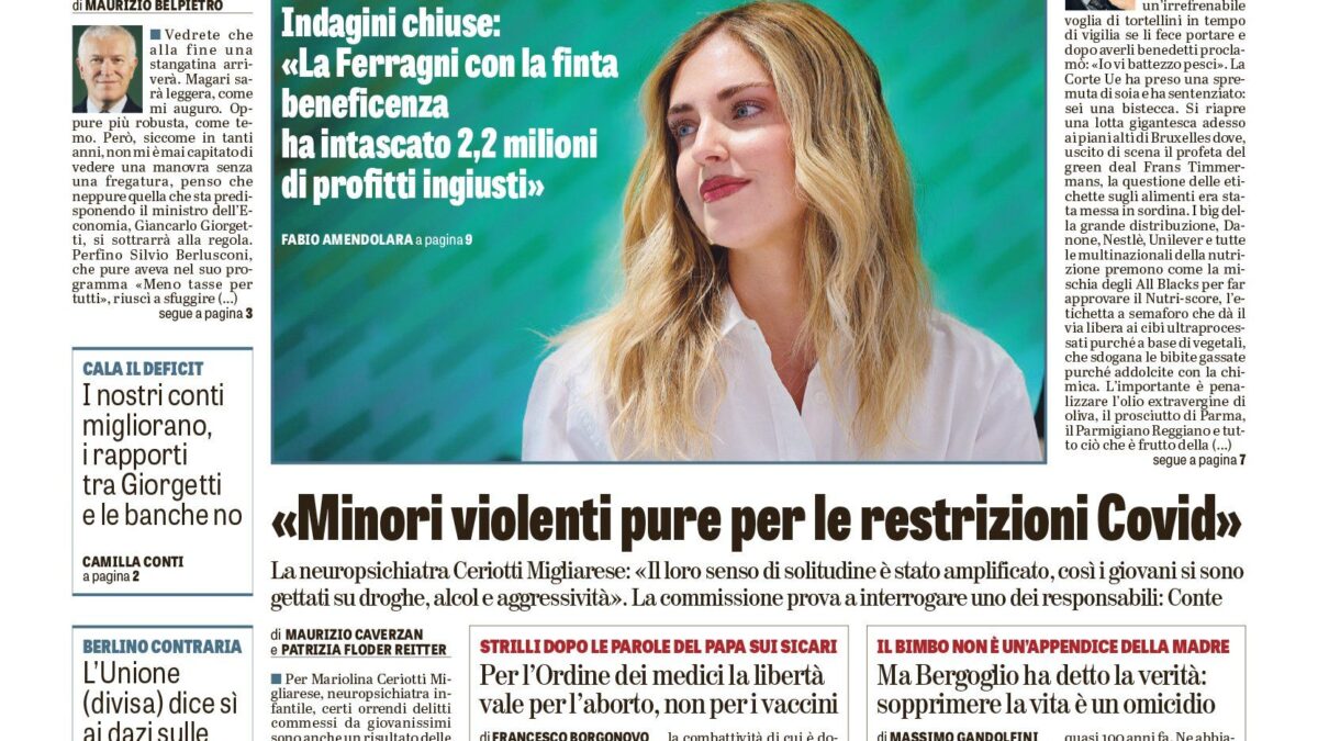 Oggi in edicola