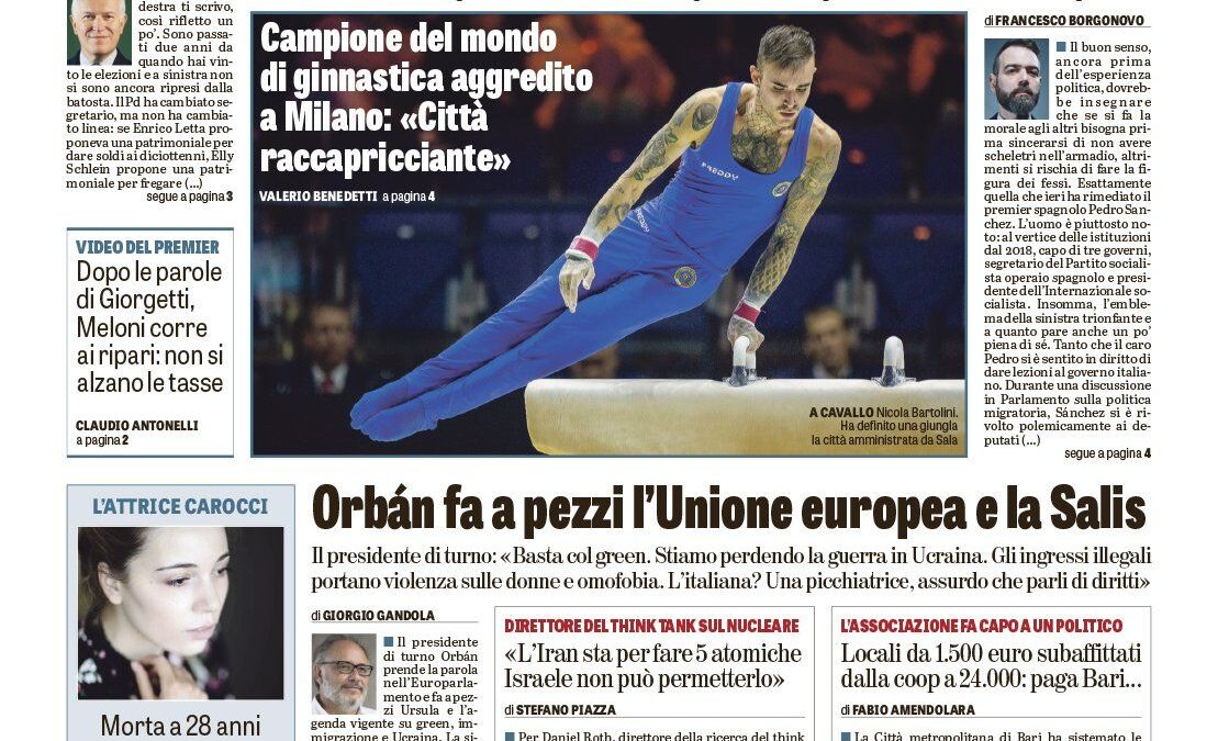 Oggi in edicola
