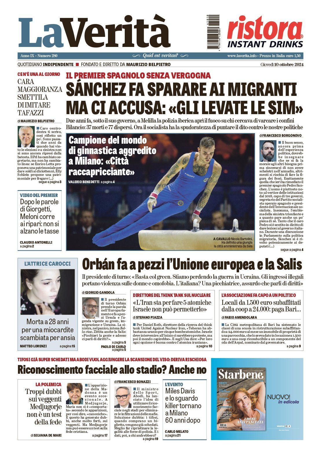 Oggi in edicola