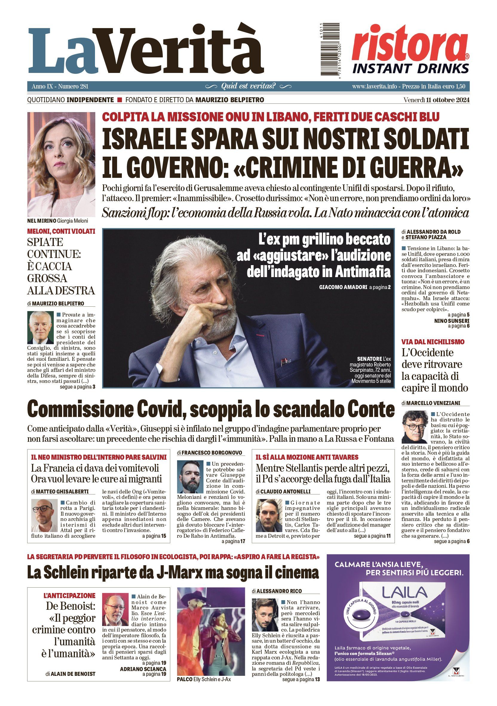 Oggi in edicola