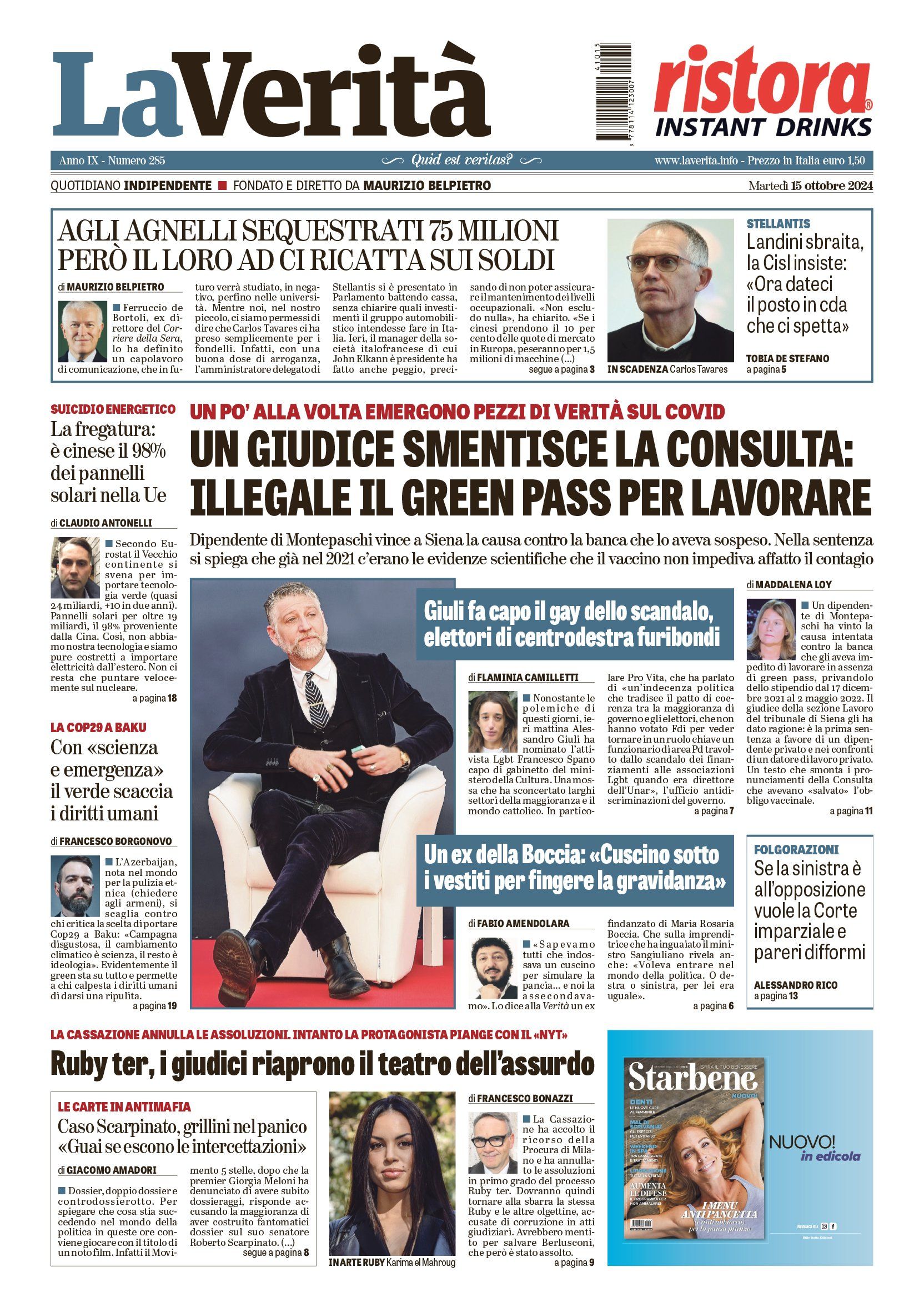 Oggi in edicola