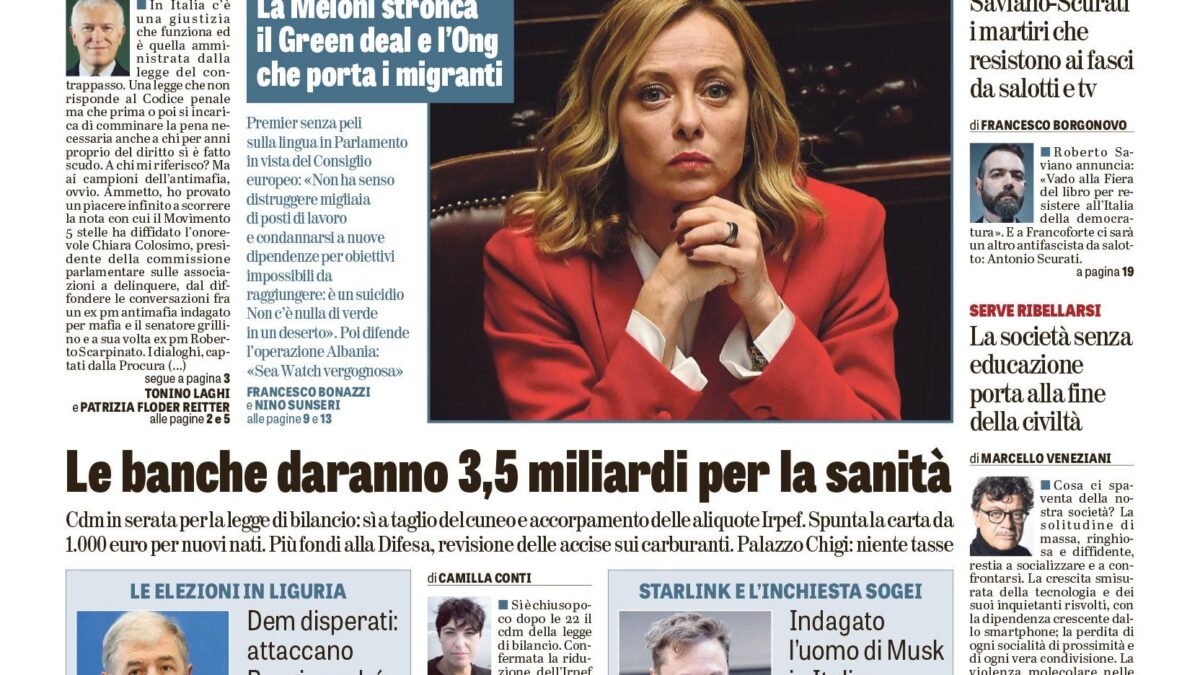 Oggi in edicola