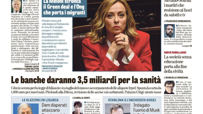 Oggi in edicola
