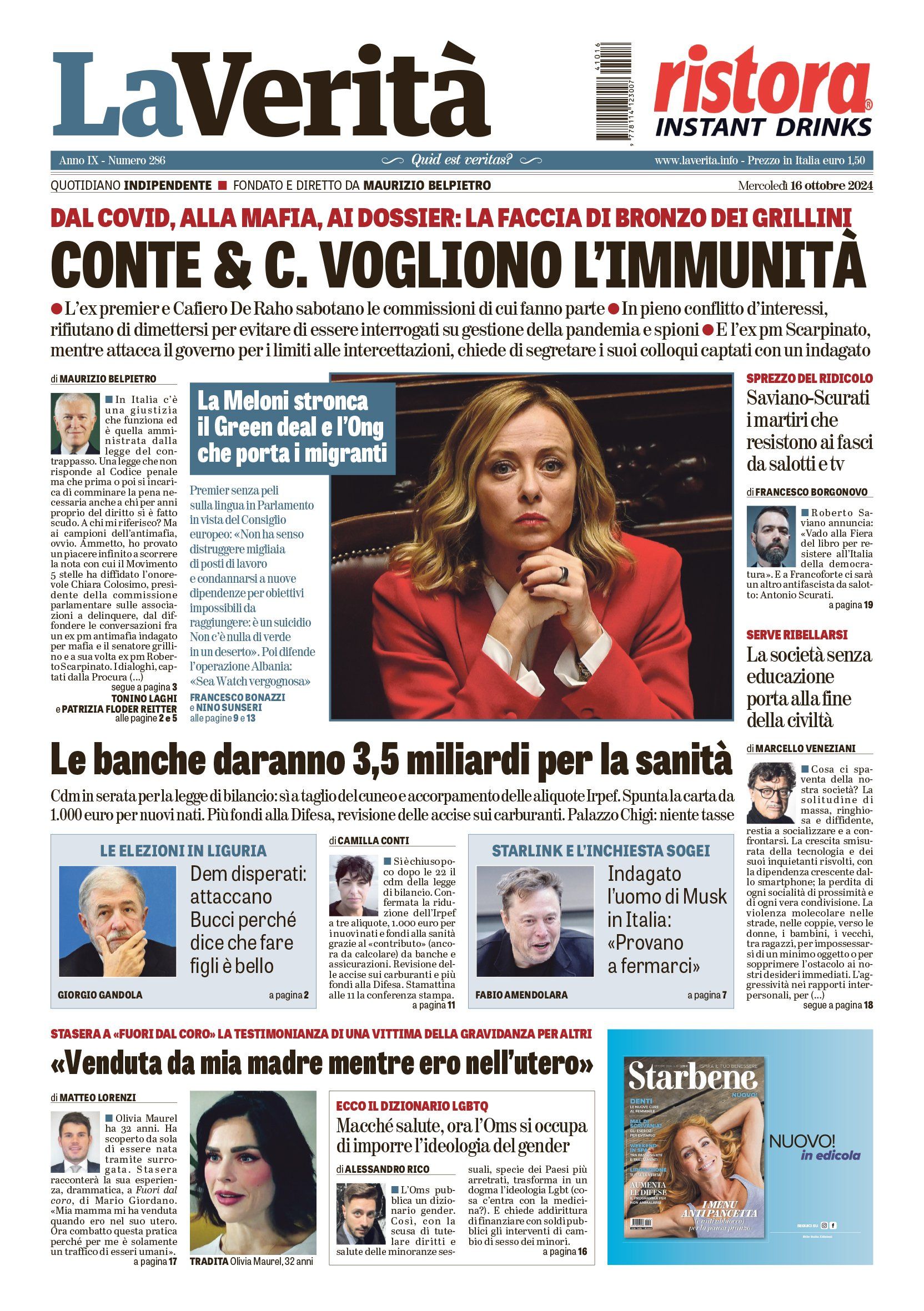 Oggi in edicola