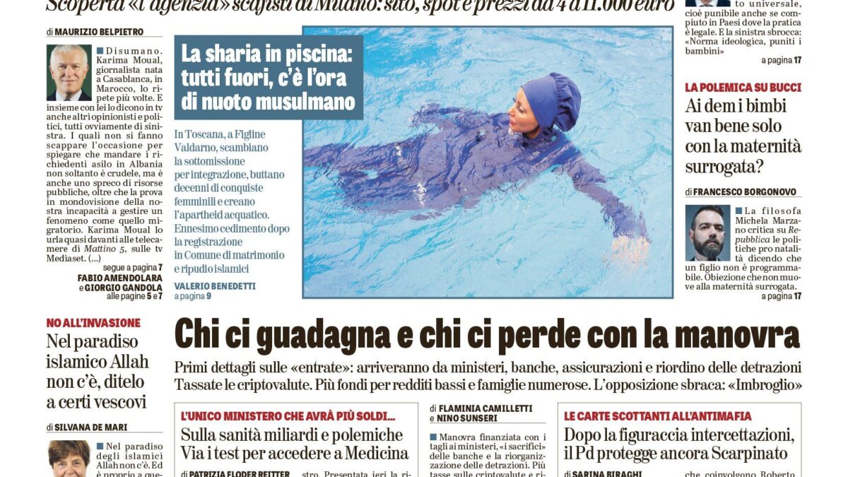 Oggi in edicola