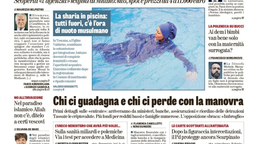Oggi in edicola