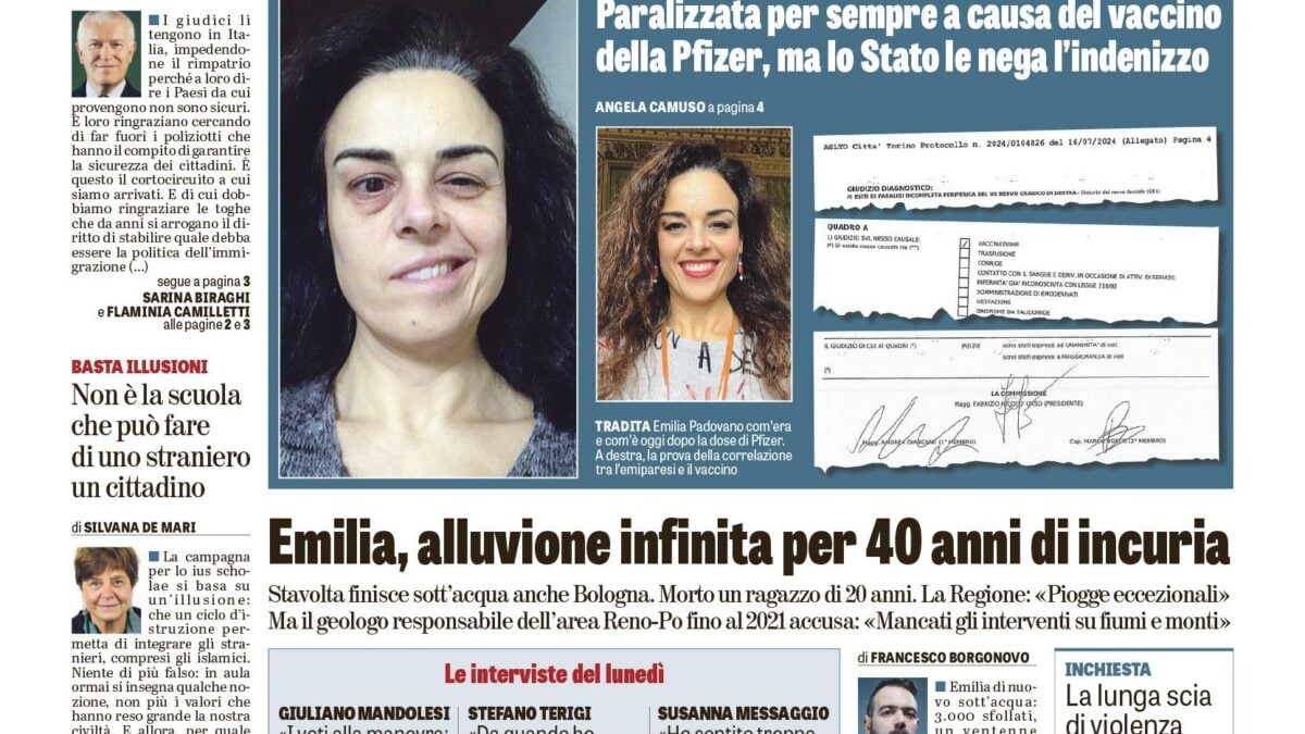 Oggi in edicola