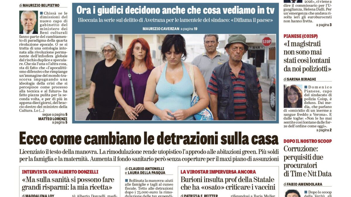 Oggi in edicola