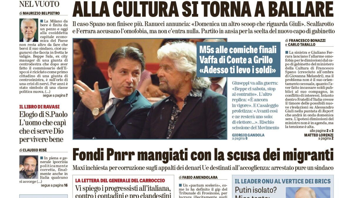 Oggi in edicola