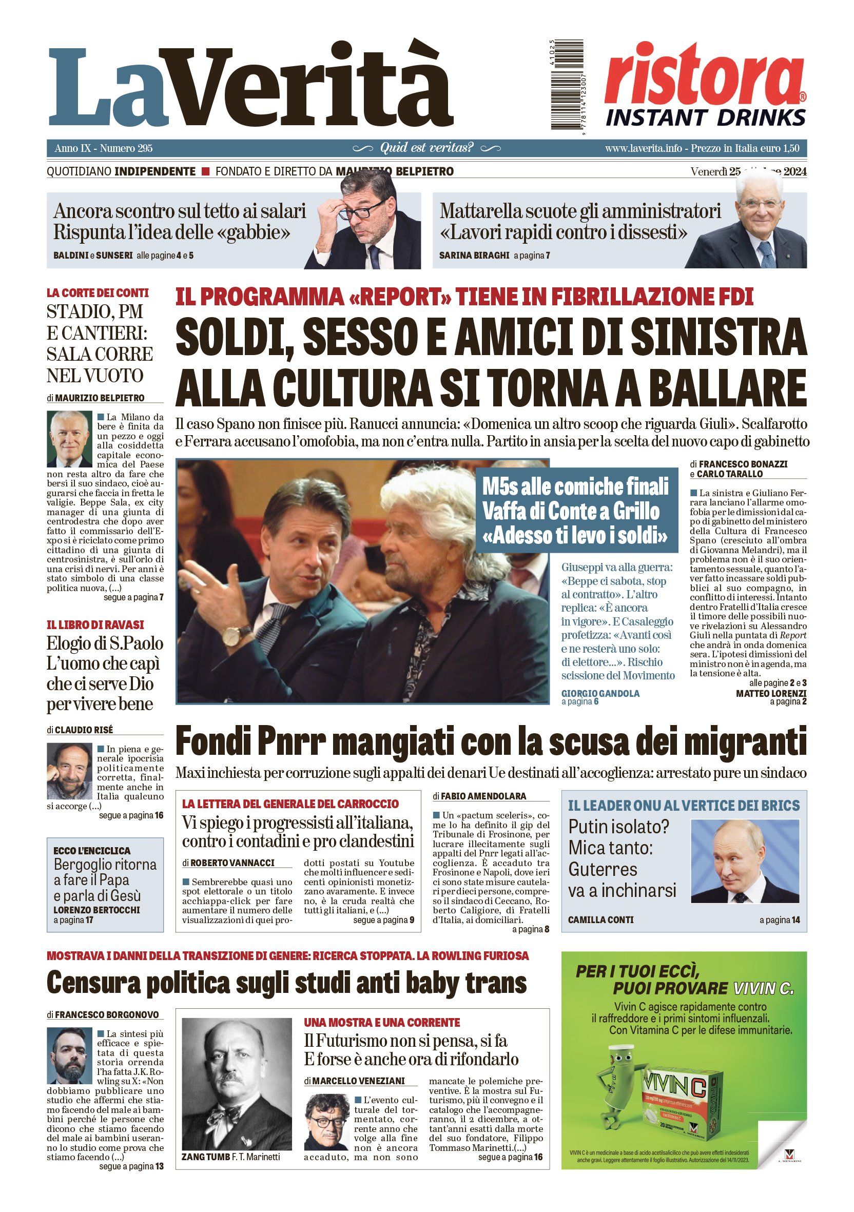Oggi in edicola