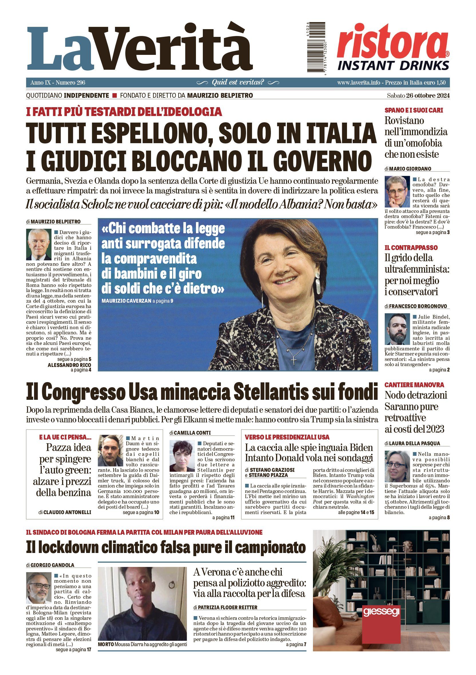 Oggi in edicola
