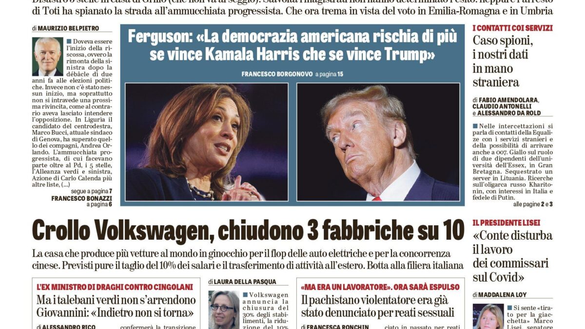 Oggi in edicola