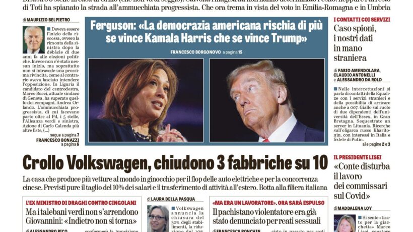 Oggi in edicola