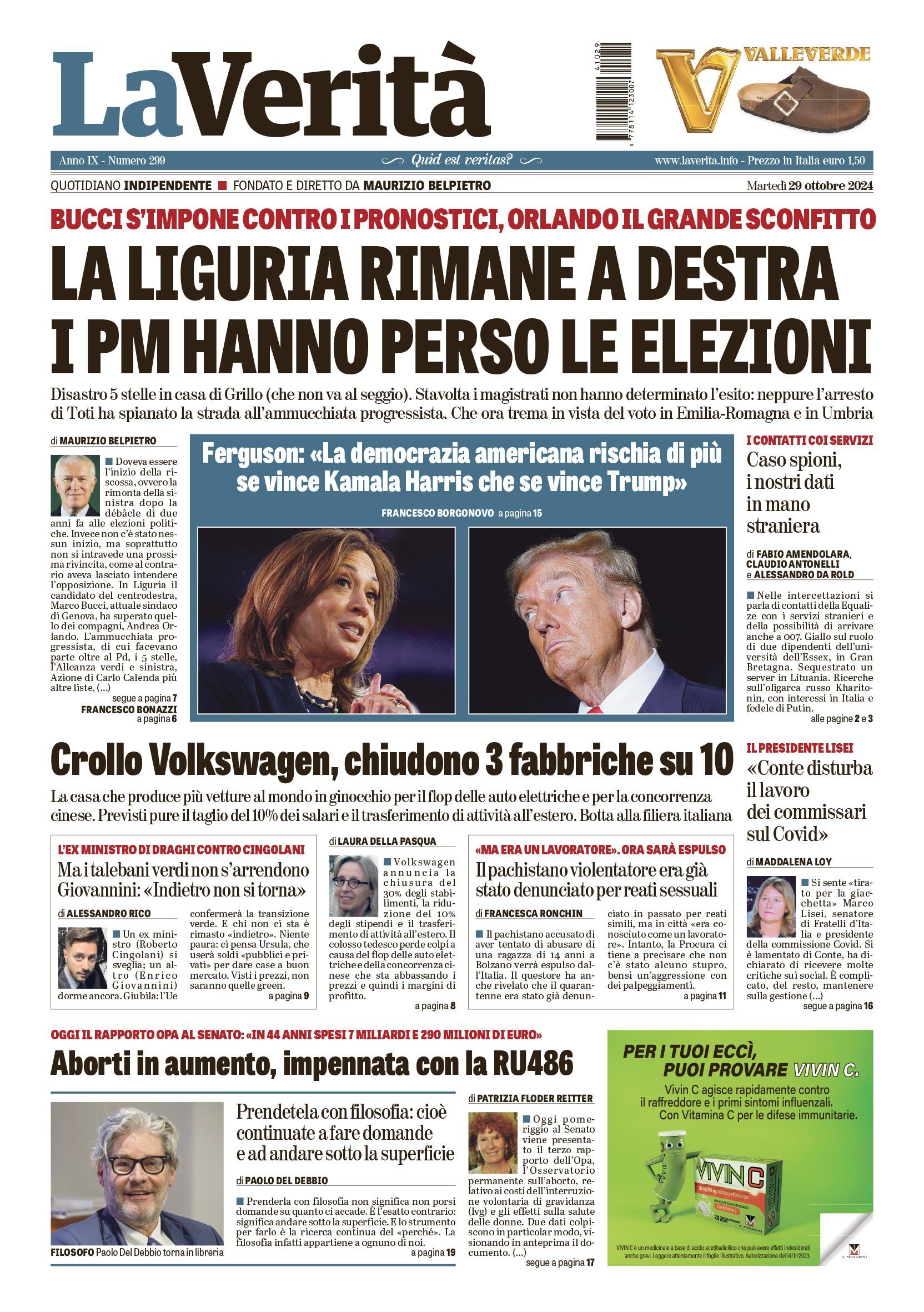 Oggi in edicola