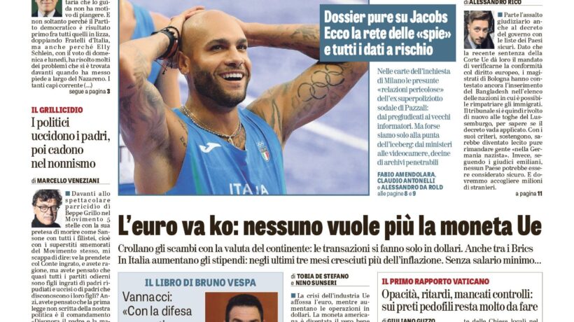 Oggi in edicola