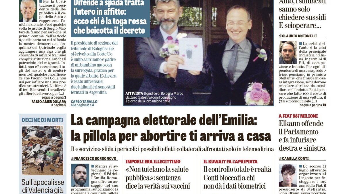 Oggi in edicola