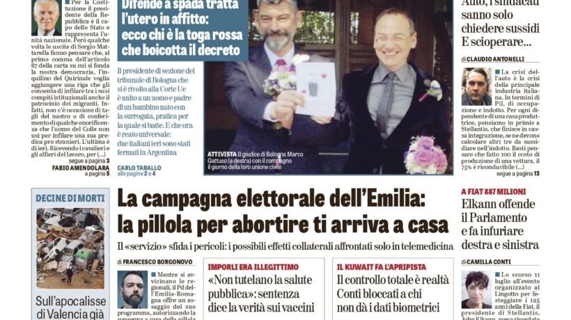 Oggi in edicola