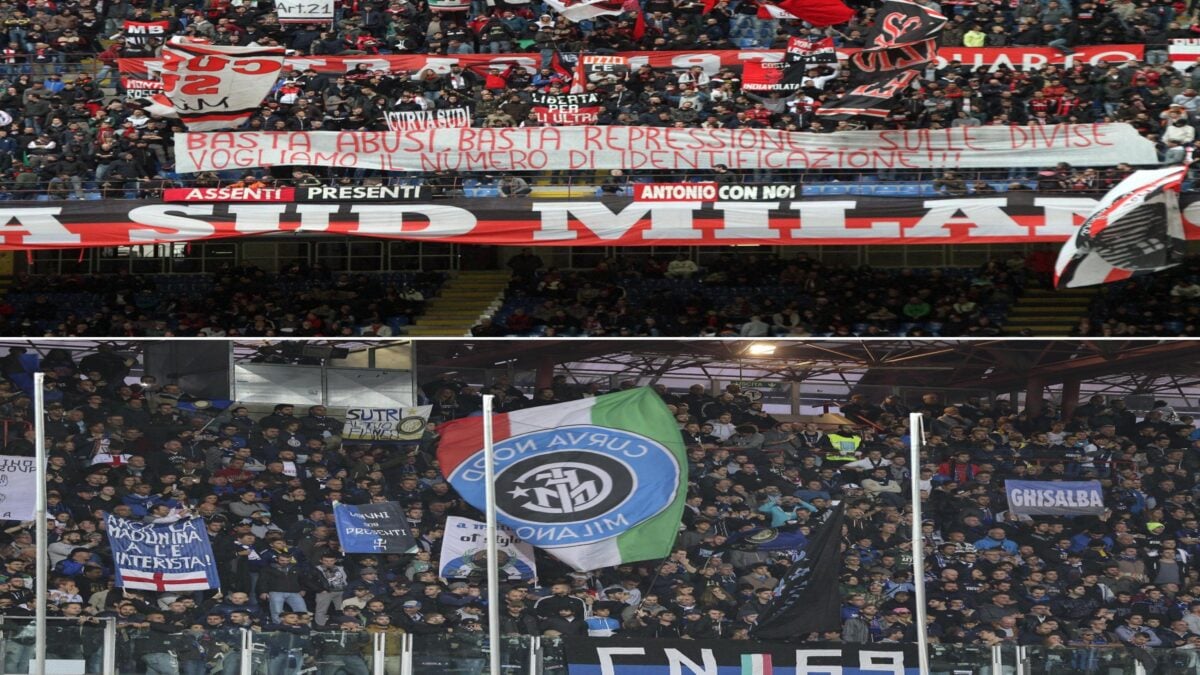 A capo delle curve di Inter e Milan c’era la ’ndrangheta