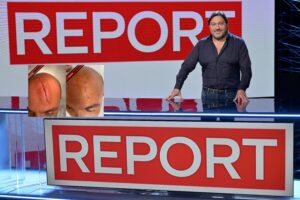 «Report» oggi rivela un altro silurato. Ma lo scoop è la testa ferita di Sangiuliano