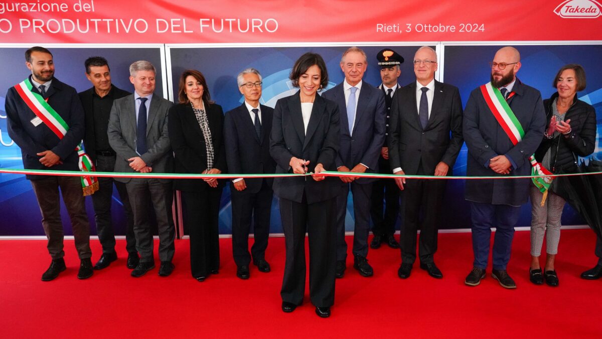 Takeda inaugura un nuovo polo industriale a Rieti