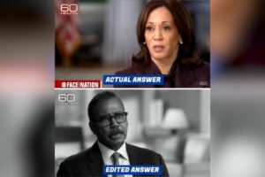 Il taglia e cuci per salvare la faccia a Kamala