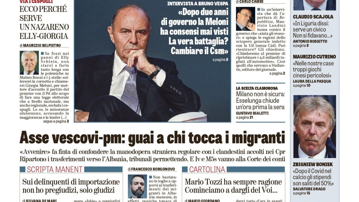 Oggi in edicola
