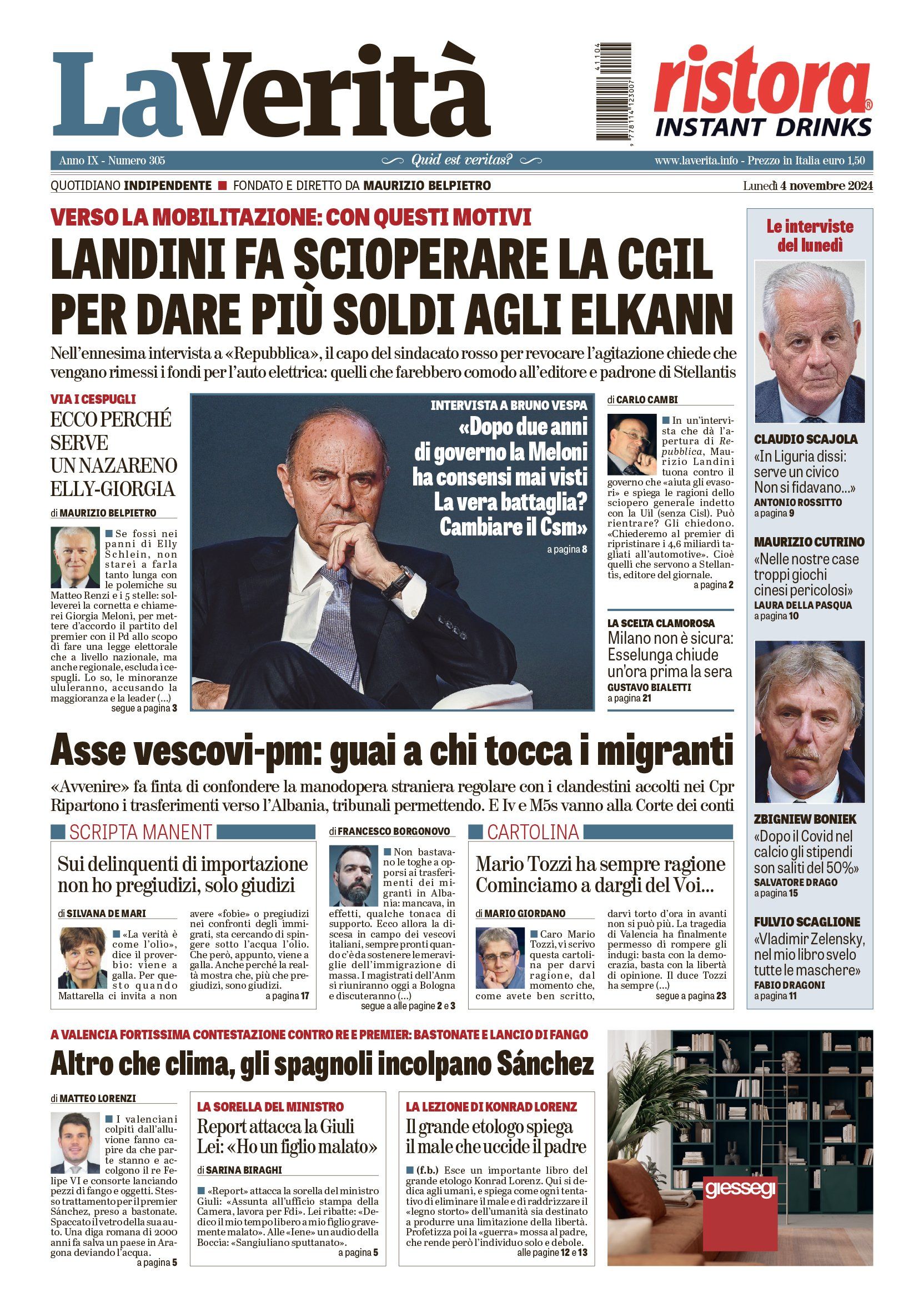 Oggi in edicola