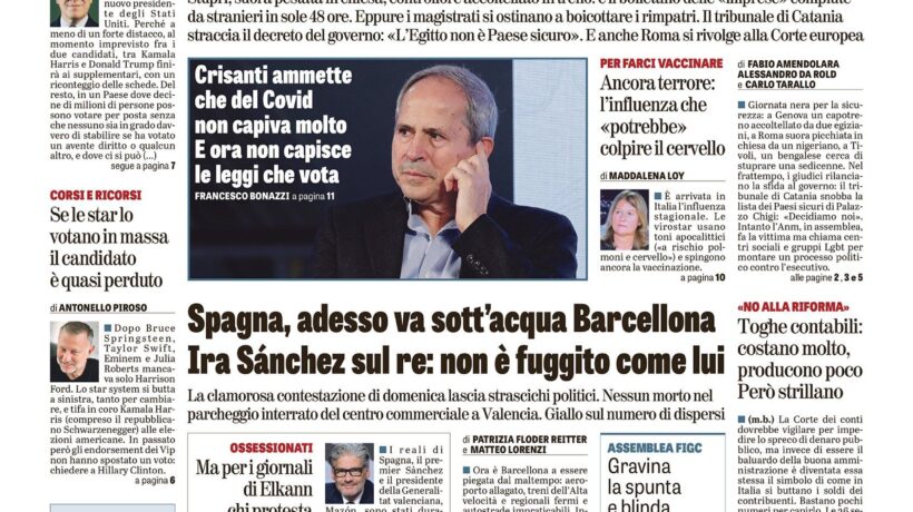 Oggi in edicola