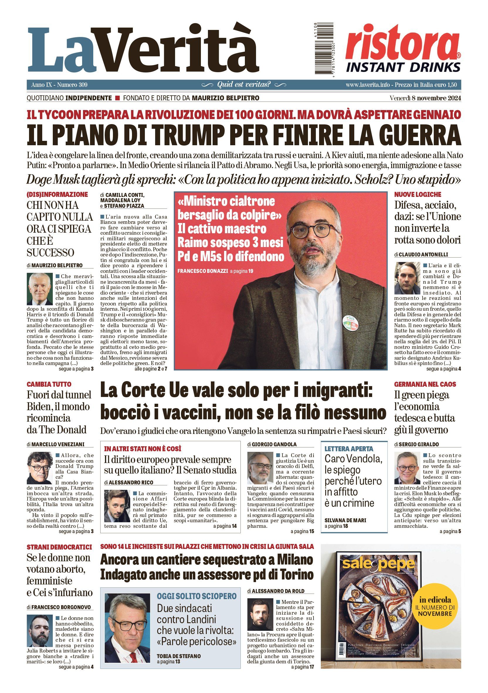 Oggi in edicola