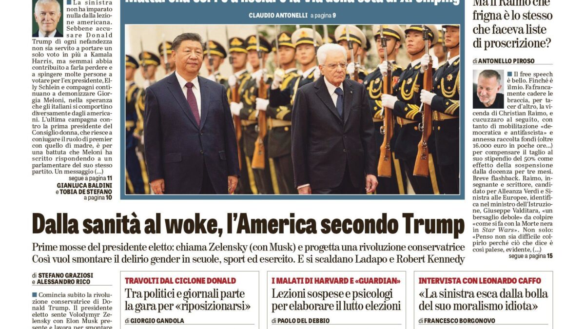 Oggi in edicola