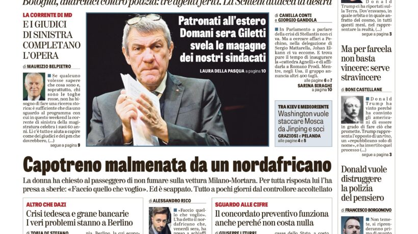 Oggi in edicola