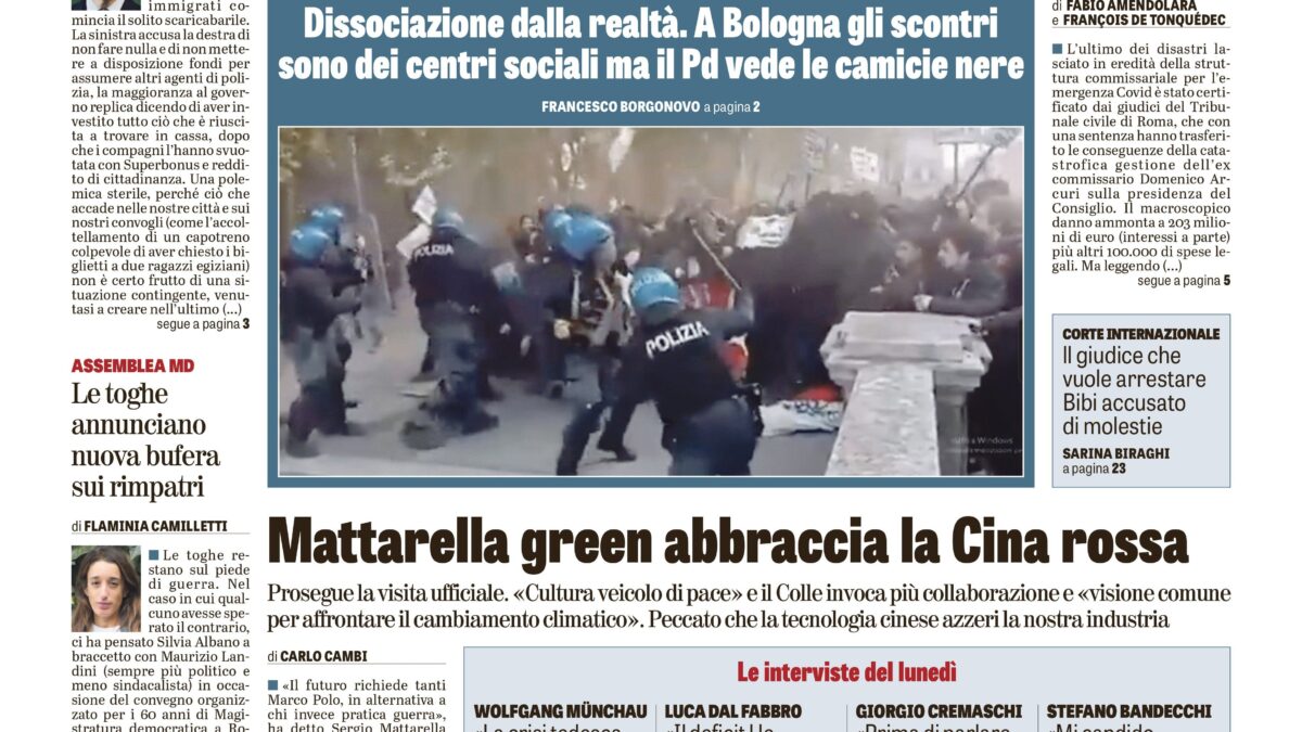 Oggi in edicola