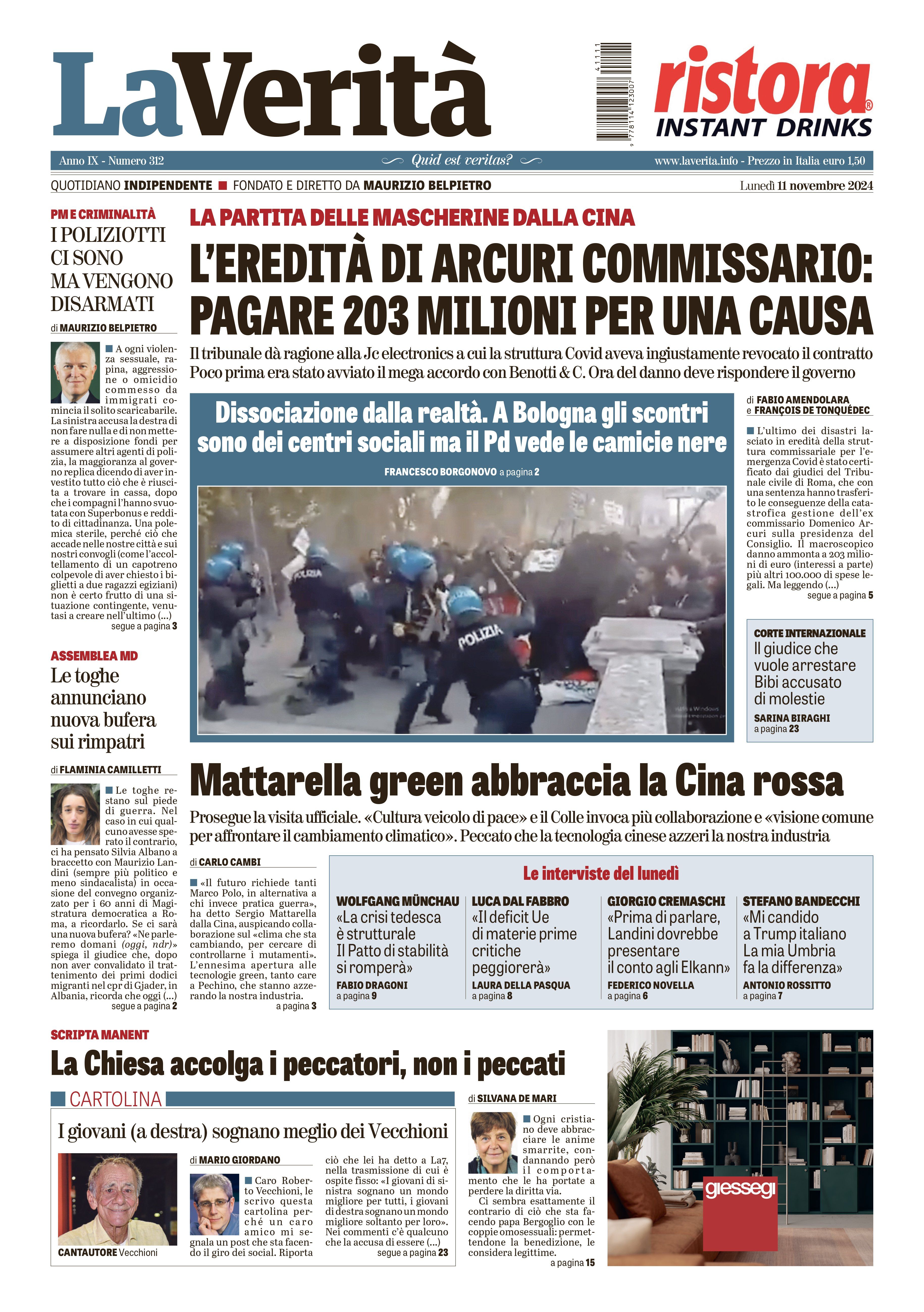 Oggi in edicola