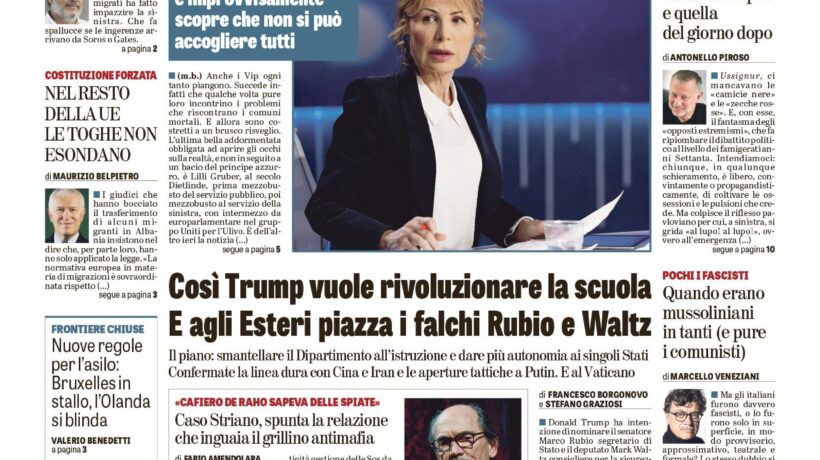 Oggi in edicola
