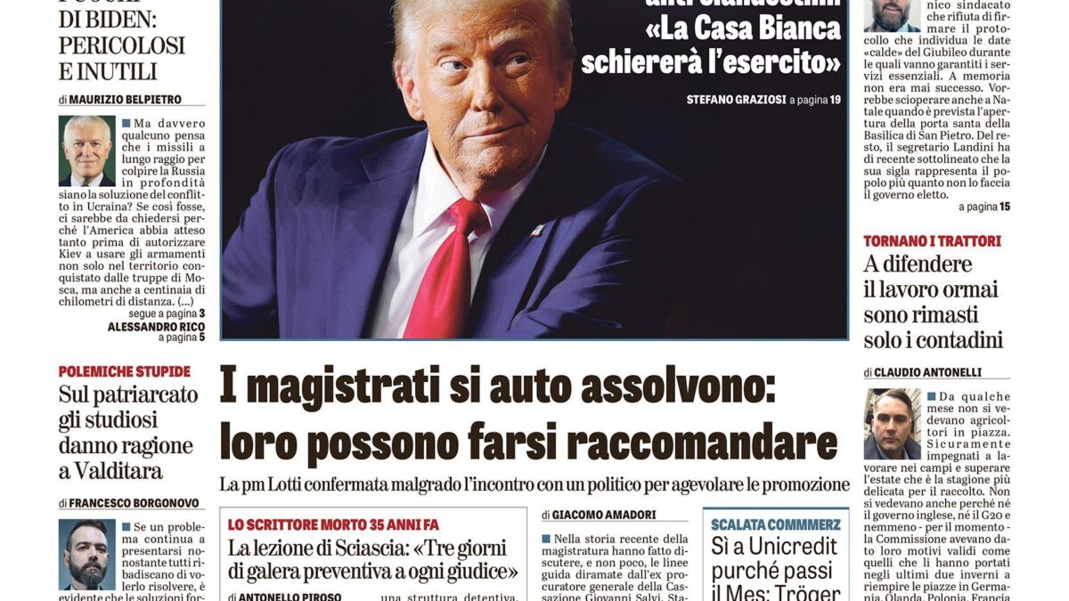 Oggi in edicola