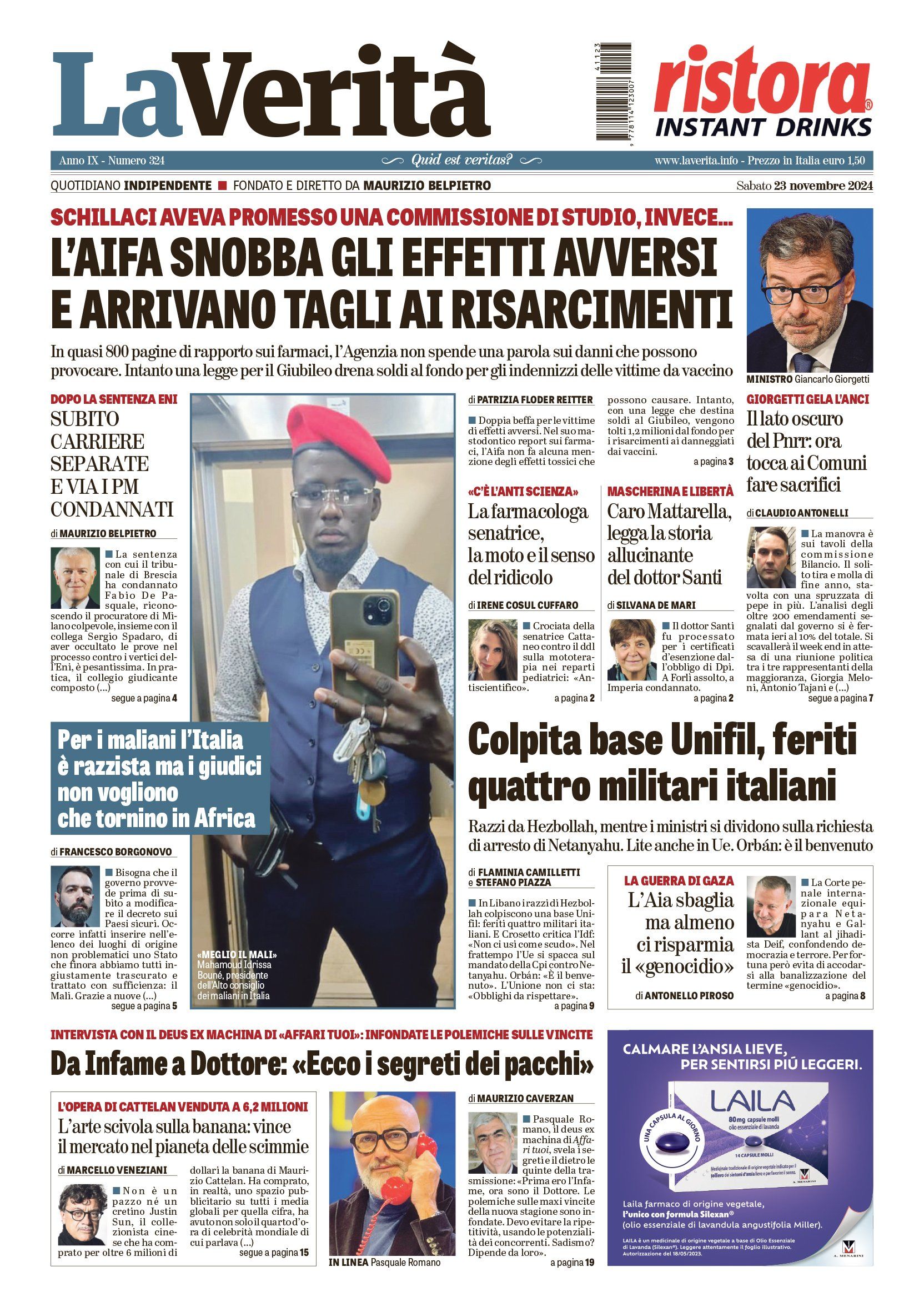 Oggi in edicola