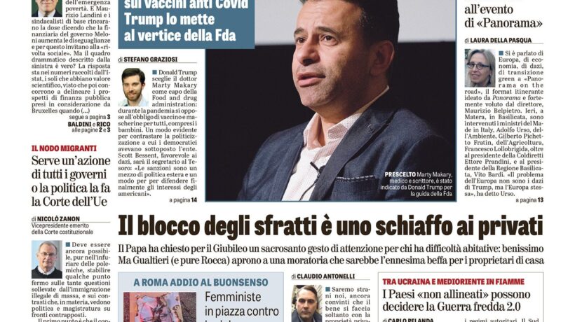 Oggi in edicola