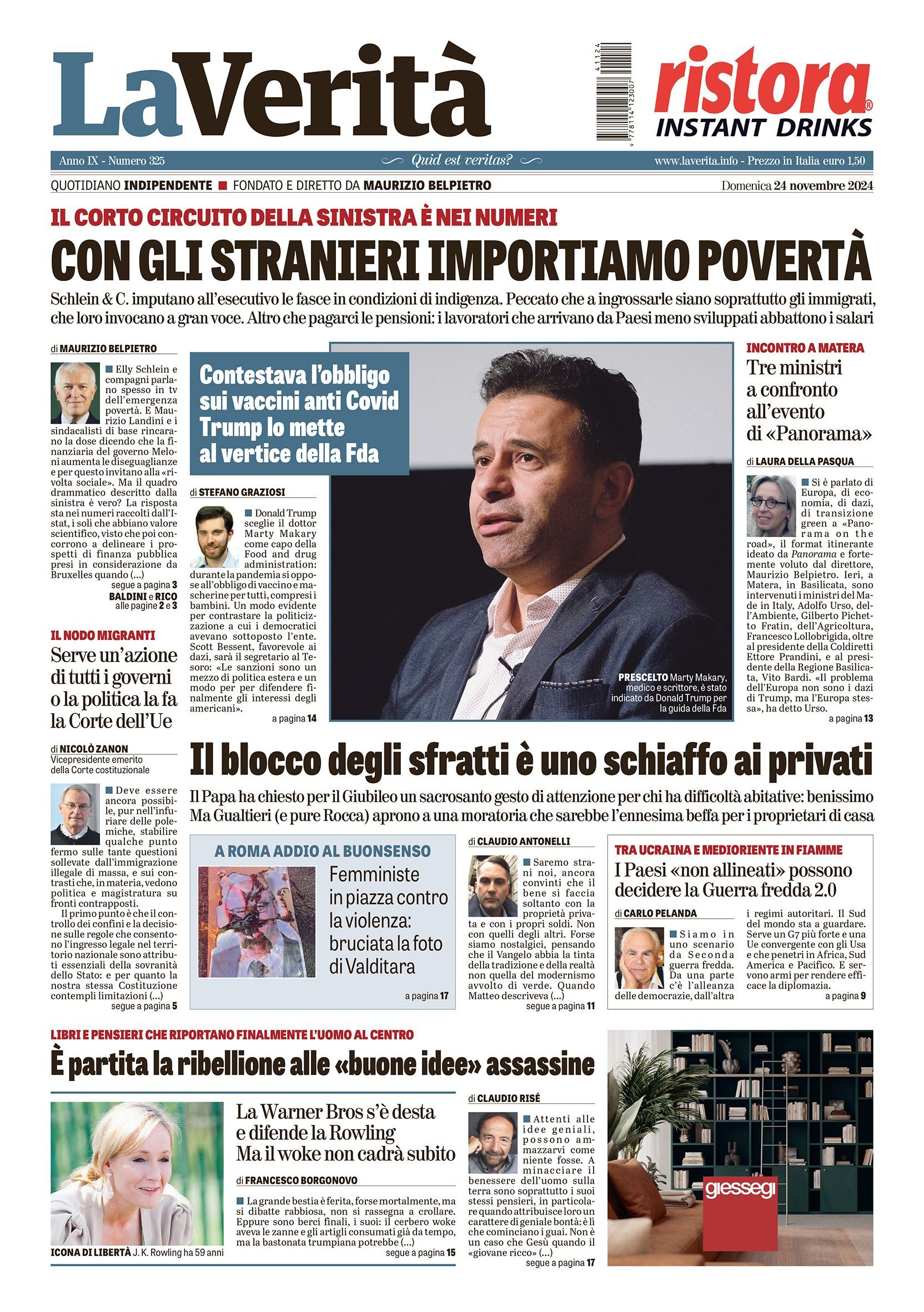 Oggi in edicola