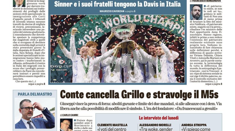 Oggi in edicola