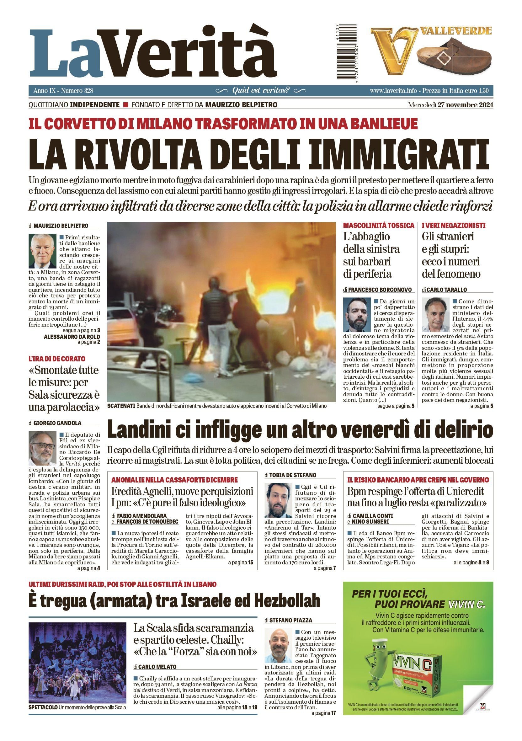 Oggi in edicola
