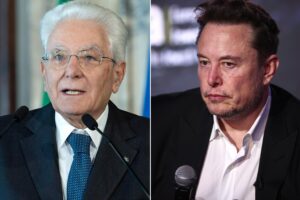 Re Sergio: «L’Italia bada a sé stessa». Mr Tesla: «Spero di incontrarlo»