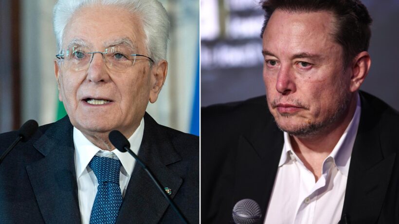 Re Sergio: «L’Italia bada a sé stessa». Mr Tesla: «Spero di incontrarlo»