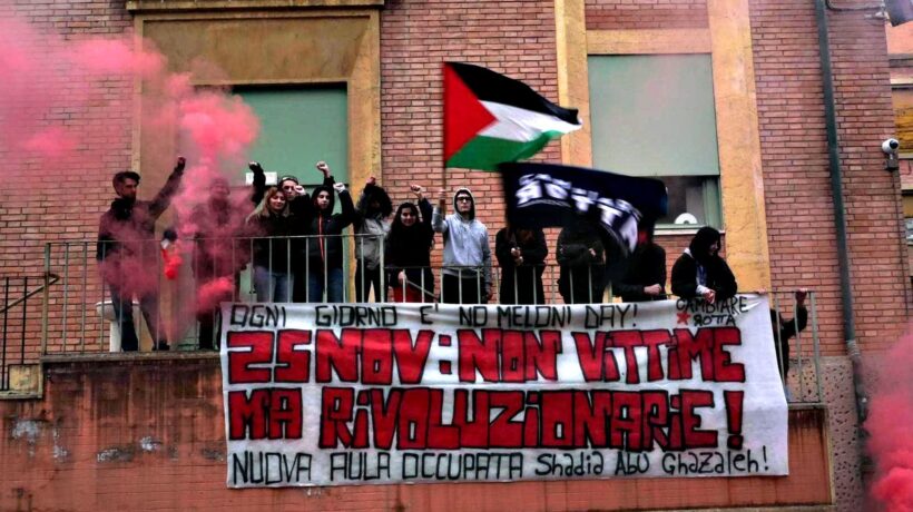 La sinistra anti femminicidi occupa: «Né Meloni, né Boldrini sono modelli»