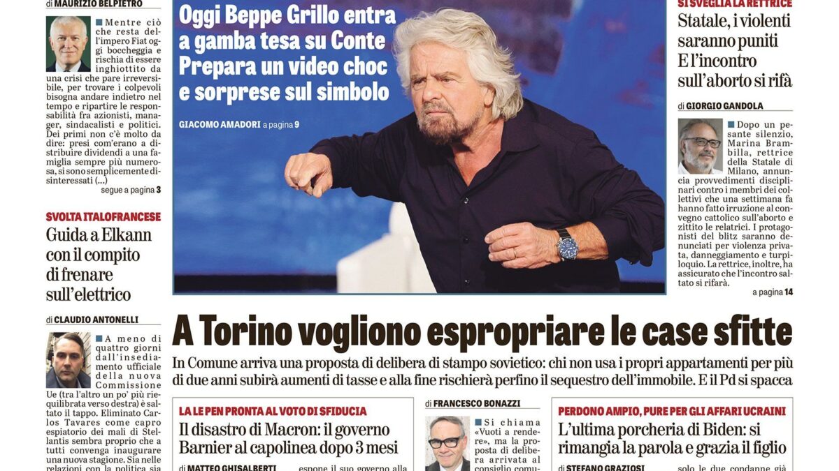 Oggi in edicola