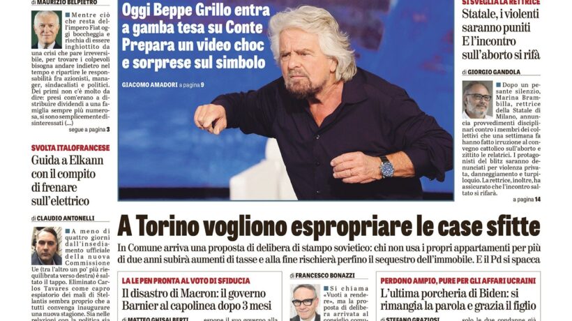 Oggi in edicola