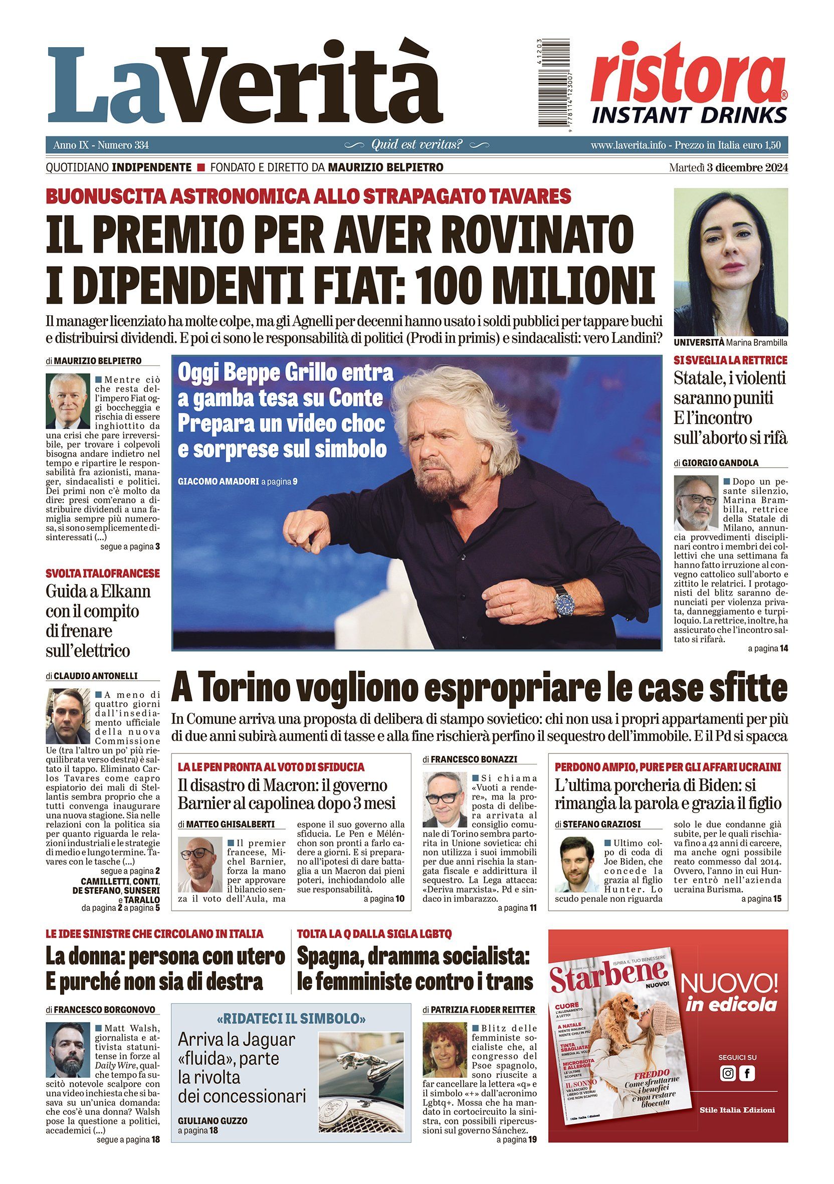 Oggi in edicola